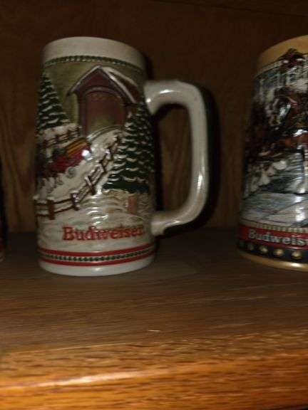 3 Budweiser Steins