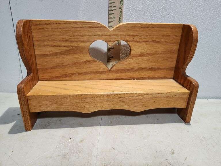 Wood Doll Bench 14.5''X8.5''X4''