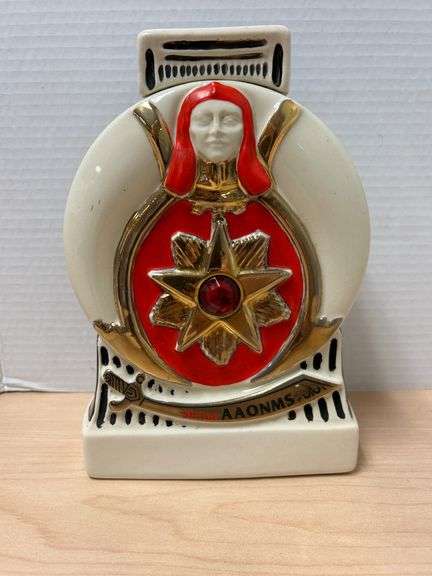 1976 Royal Halburton AAONMS Shrine Liquor Bottle