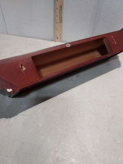 Hollow Wood Shelf 16"X 5"X3" Does Have Scratches