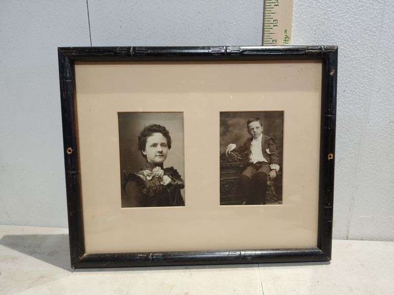 Cracker Barrel Wall Picture Has Screw Holes In Frame & Metal Tag 12''X14.5''
