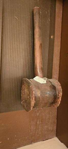 Early 1900's Wooden buggy mallet