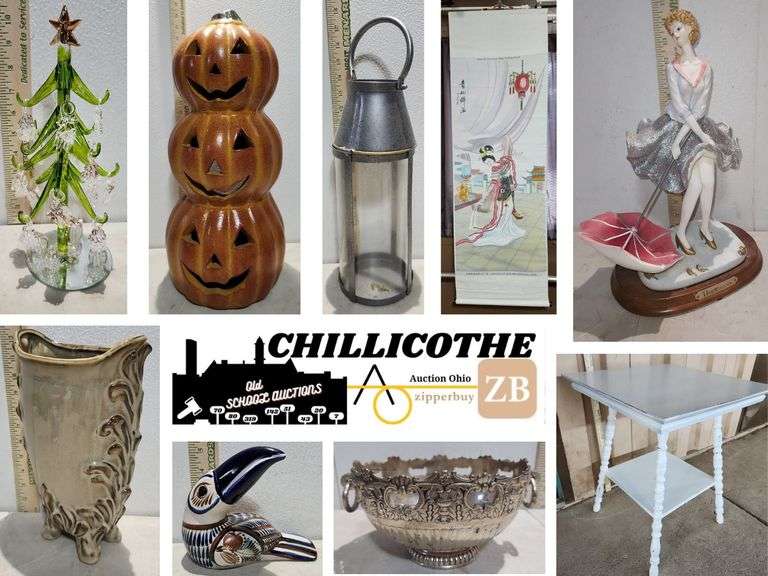 CHILLICOTHE: Pottery Pumpkins, Accent Tables, Hide-A-Way Books, Home Décor, & More