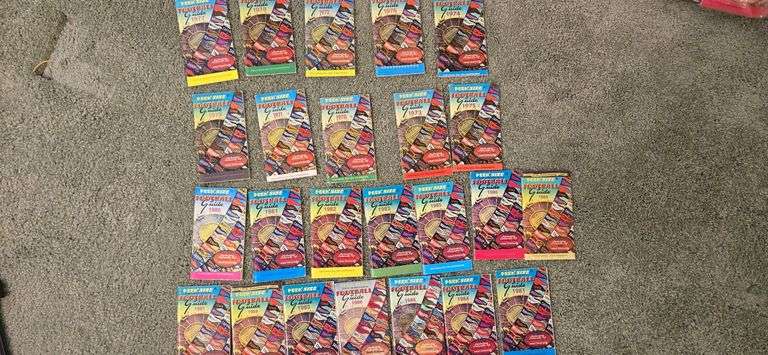 1970's thru 1980's peek size football guides