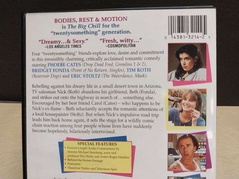 Bodies, Rest & Motion (DVD, 2002) – Bridget Fonda, Tim Roth, Phoebe ...