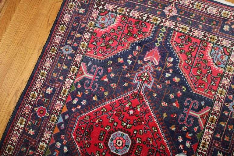 Vibrant Persian Wool Rug - Auction Ohio