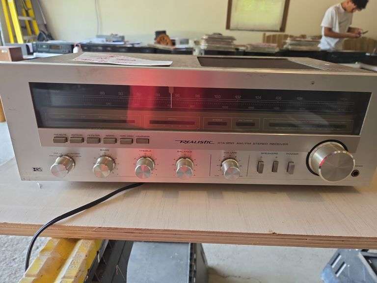 Vintage Realistic STA-850 Stereo Receiver SilverFace