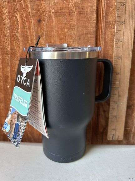 Orca Traveler 24 oz. Stainless Steel U.S.A. Made Tumbler Cup Black