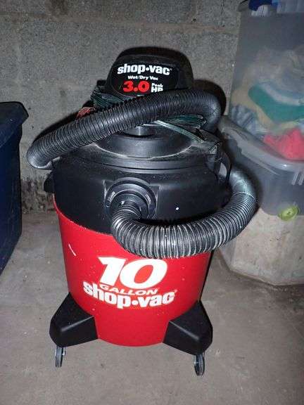 10 gallon 3.0hp Shop Vac - Tested