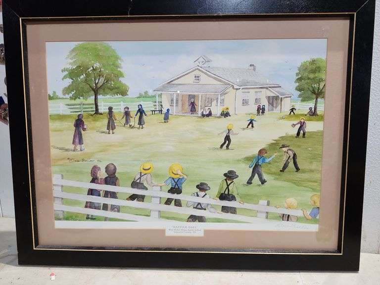 Elsie Beiler 'O6 Happier Days Picture 17.5''X22.5''
