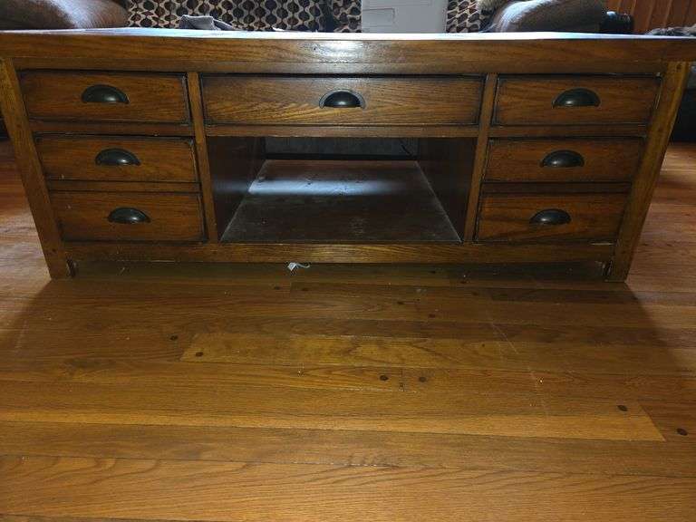 Wooden Coffee Table with marble top