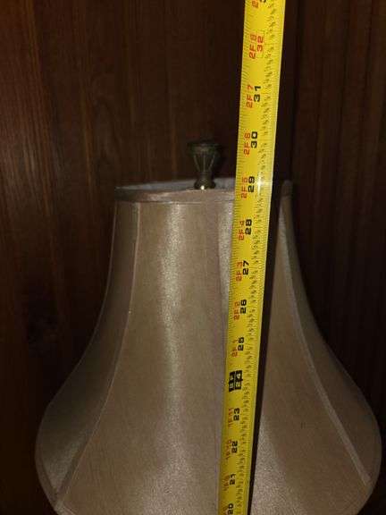 2 Large Tan Lamps