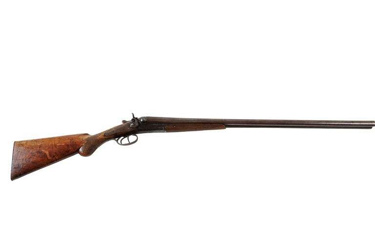 Antique Belgian Richard Double Hammers Shotgun 16 Gauge