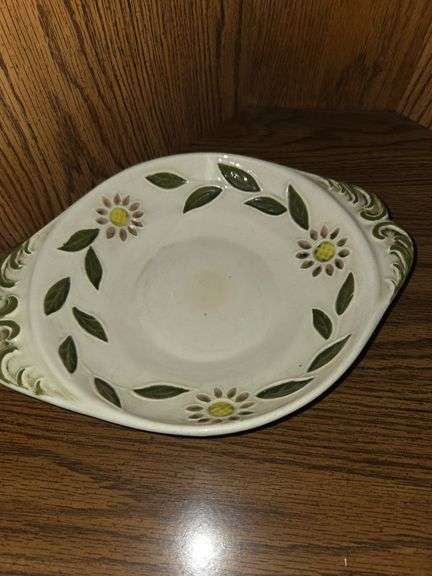 Rooster pitcher and plate