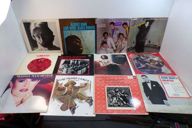 Lot of (12) 33RPM Music Records