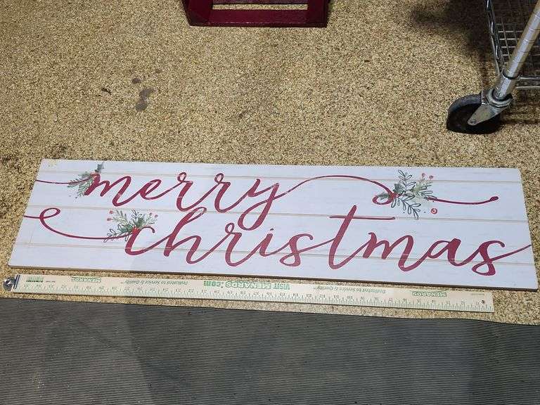 Kindred Hearts 40''X 10'' Shiplap Sign Merry Christmas