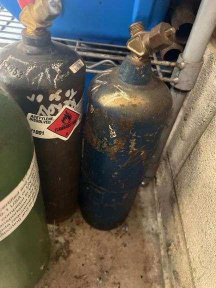 Oxygen & Acetylene Tanks