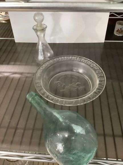 A B C Glass bowl & More