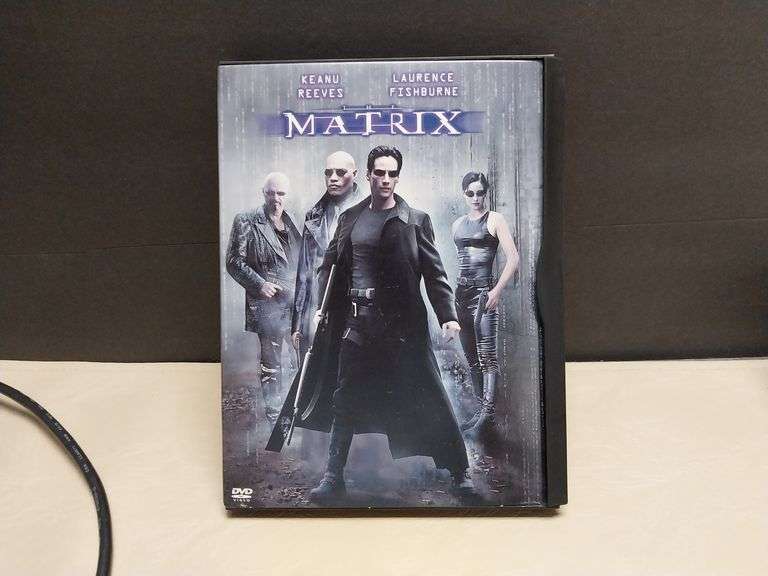 The Matrix DVD – Keanu Reeves & Laurence Fishburne