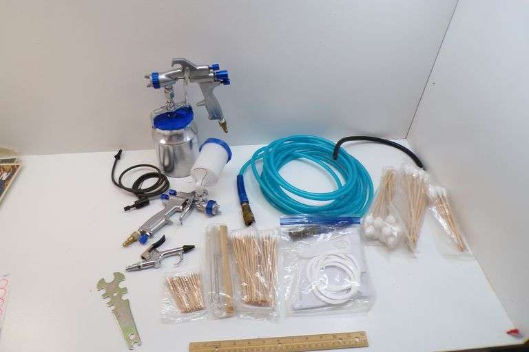 Kobalt 8-in Air Paint Sprayer Model # SGY-Air88NB & Clear Coat Sprayer Model # SGY-AIR87NB.