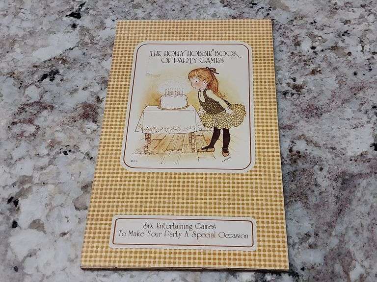 The Holly Hobbie Book of Party Games – Sealed Vintage Set