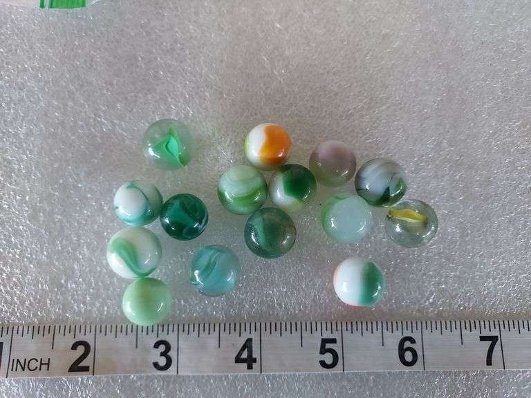 15 Assorted Vintage Marbles