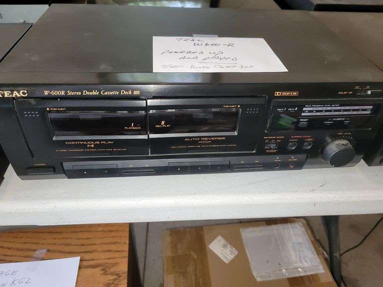 Teac W600-R Stereo Double Cassette deck