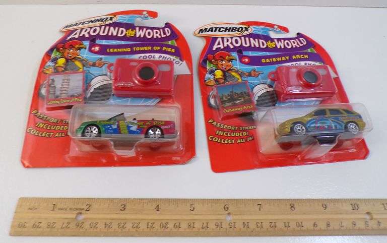 Lot of (2) New in Box Matchbox "Around The Word" Collector Cars