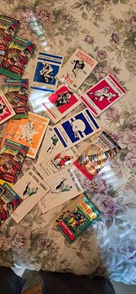 Old Football guides and schedules