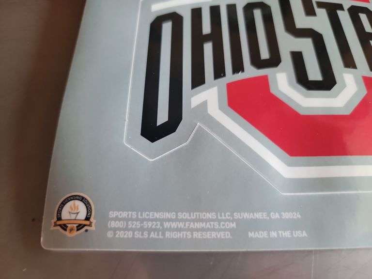 Ohio State Team Decal Large 8"X8" Sticker Collegiate Licensed Product