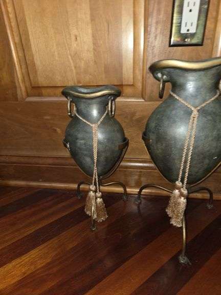 3 Pottery green home decor