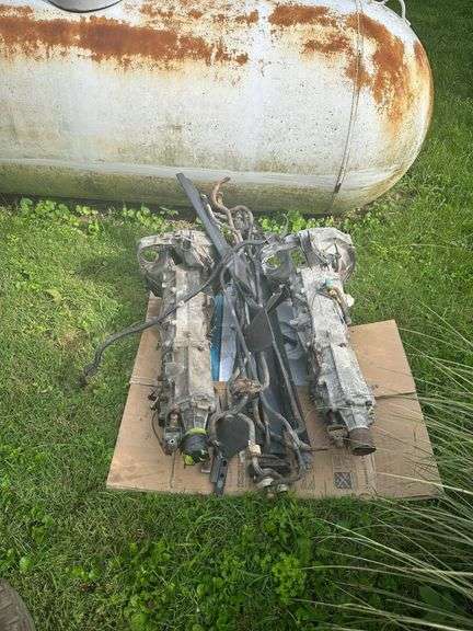 Automotive Transmission Gearboxes with Wiring and Components