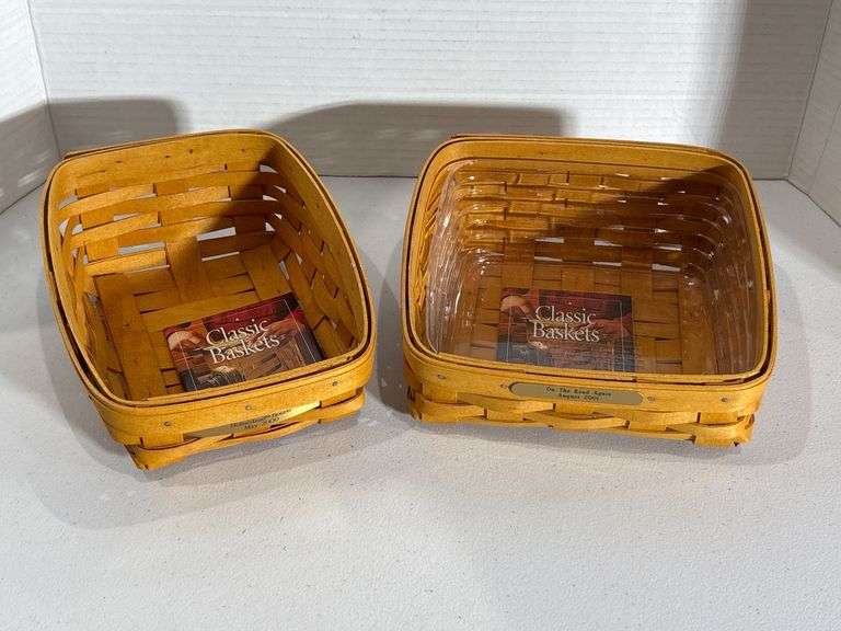 Longaberger Basket x 2