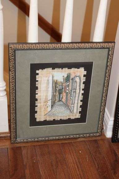 Architectural Courtyard Print