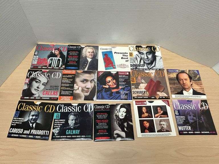 Classic CD Magazine Samplers – Pavarotti, Domingo, Callas & More – 14 Discs