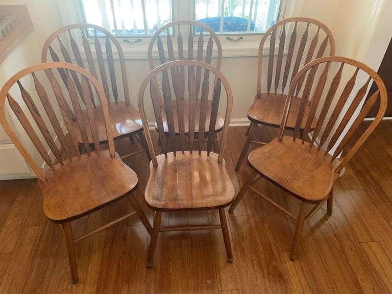 Oak Finish Chairs