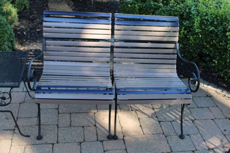 Metal Outdoor Bench