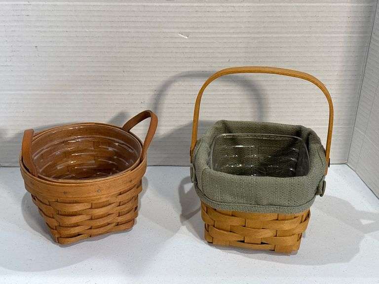 Longaberger Basket x 2