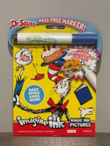 Magic Ink Coloring **NEW** Dr. Seuss Magic Ink Coloring Book - Reveal a Rainbow of Colors ...