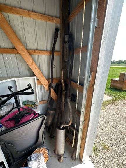 Automotive Exhaust Components Including Mufflers and Pipes