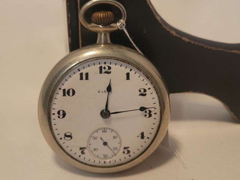 Elgin National Open Face Pocket Watch