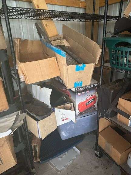 Automotive Parts and Tools Including Tailgate Tools Air Tank