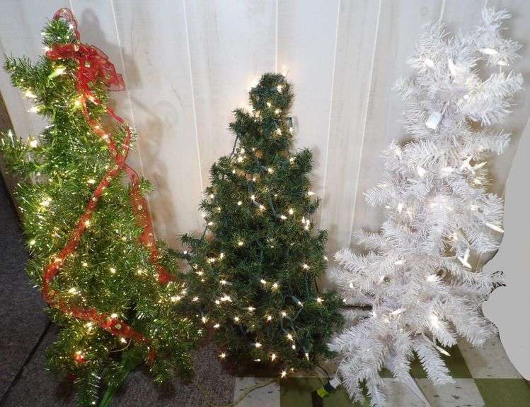Lighted Christmas Trees
