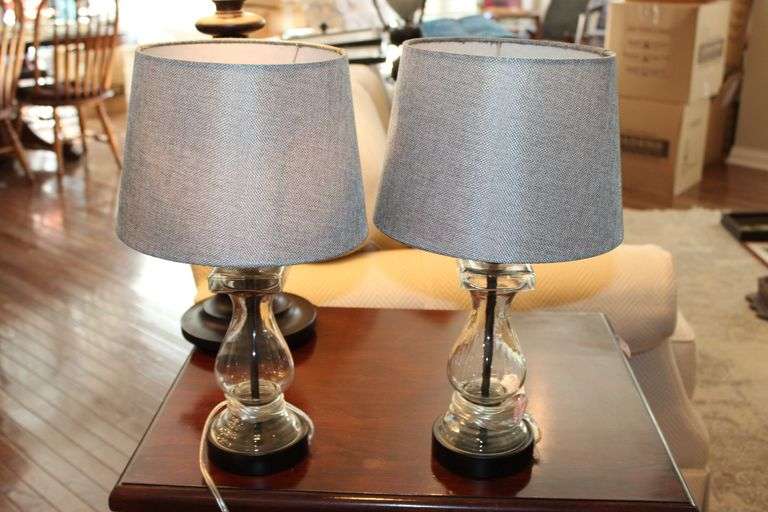 Glass Table Lamps