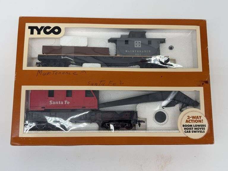TYCO Santa Fe Maintenance of Way Train Set