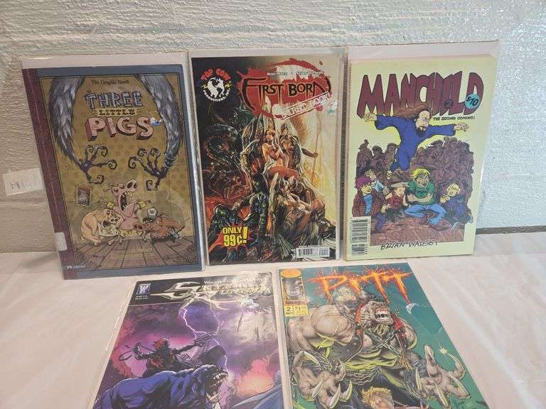 Variety of Comics 5pk
