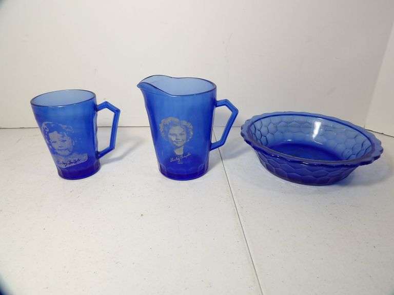 Shirley Temple Glass Set