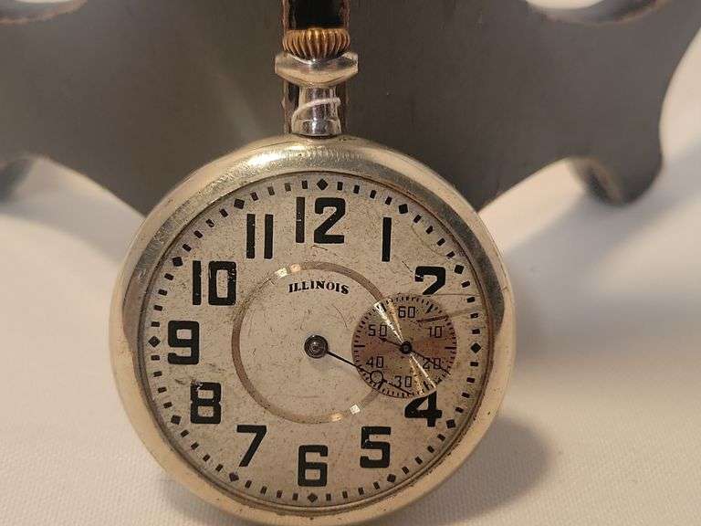 Illinois Open Face Pocket Watch