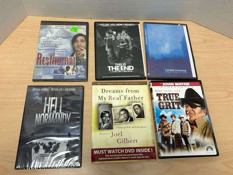 DVD Lot – True Grit (John Wayne), This Is The End, Hell in Normandy & More (6 Total)