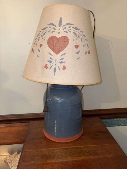 Large Farmhouse Pottery lamp